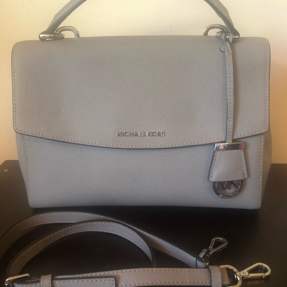 Michael Kors Ava Medium Saffiano Satchel